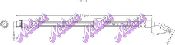 Kawe H4511 - Jarruletku inparts.fi