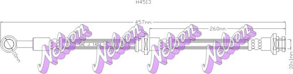 Kawe H4513 - Jarruletku inparts.fi