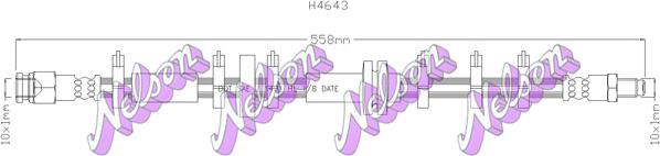 Kawe H4643 - Jarruletku inparts.fi