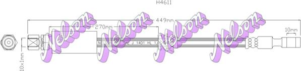 Kawe H4611 - Jarruletku inparts.fi