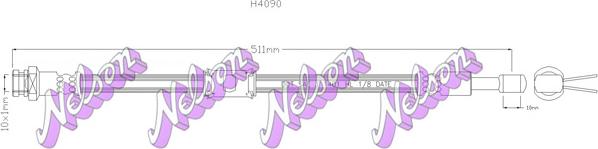 Kawe H4090 - Jarruletku inparts.fi