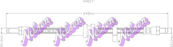 Kawe H4017 - Jarruletku inparts.fi