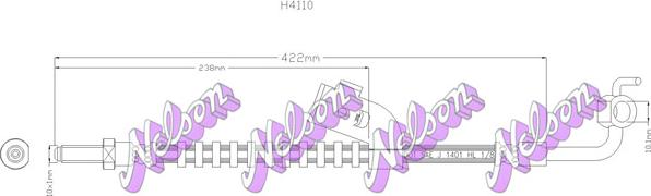 Kawe H4110 - Jarruletku inparts.fi