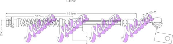 Kawe H4892 - Jarruletku inparts.fi