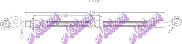 Kawe H4838 - Jarruletku inparts.fi