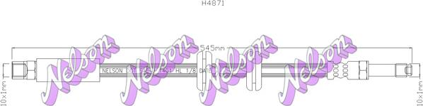 Kawe H4871 - Jarruletku inparts.fi