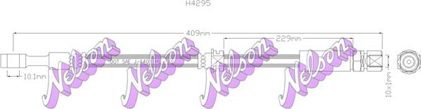 Kawe H4295 - Jarruletku inparts.fi