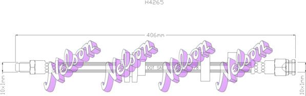 Kawe H4265 - Jarruletku inparts.fi