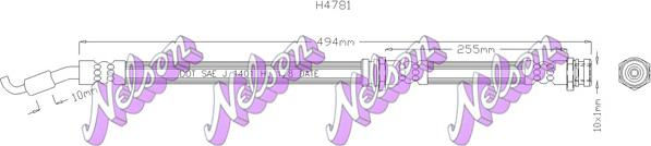 Kawe H4781 - Jarruletku inparts.fi