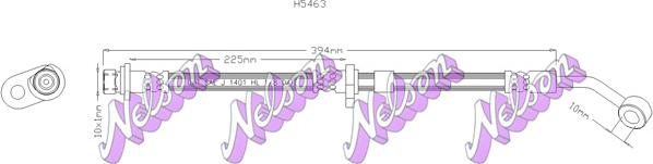 Kawe H5463 - Jarruletku inparts.fi