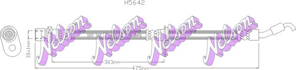 Kawe H5642 - Jarruletku inparts.fi