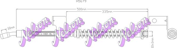 Kawe H5679 - Jarruletku inparts.fi