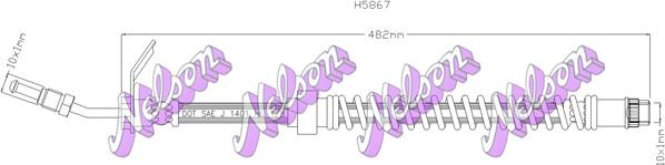 Kawe H5867 - Jarruletku inparts.fi