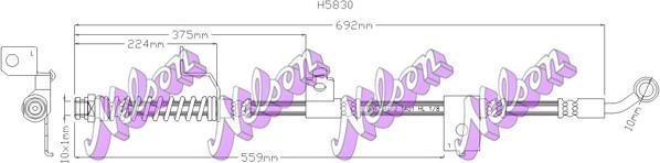 Kawe H5830 - Jarruletku inparts.fi