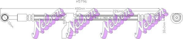 Kawe H5796 - Jarruletku inparts.fi