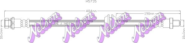 Kawe H5735 - Jarruletku inparts.fi