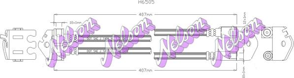 Kawe H6505 - Jarruletku inparts.fi