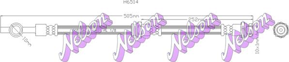 Kawe H6514 - Jarruletku inparts.fi