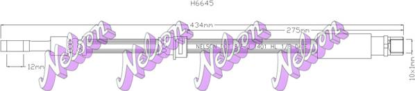 Kawe H6645 - Jarruletku inparts.fi