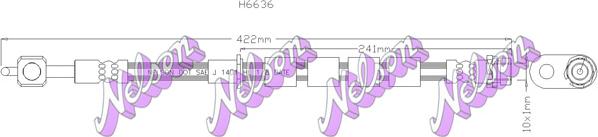 Kawe H6636 - Jarruletku inparts.fi