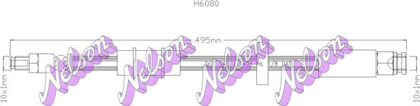 Kawe H6080 - Jarruletku inparts.fi