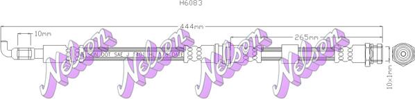 Kawe H6083 - Jarruletku inparts.fi