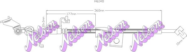 Kawe H6148 - Jarruletku inparts.fi