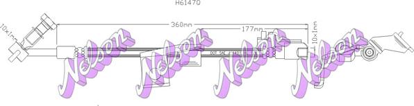 Kawe H6147Q - Jarruletku inparts.fi