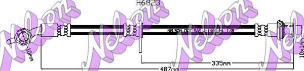 Kawe H6823 - Jarruletku inparts.fi