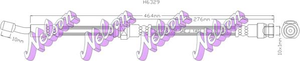 Kawe H6329 - Jarruletku inparts.fi