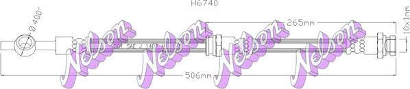 Kawe H6740 - Jarruletku inparts.fi