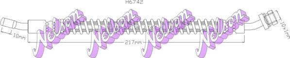 Kawe H6742 - Jarruletku inparts.fi