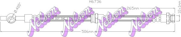 Kawe H6736 - Jarruletku inparts.fi