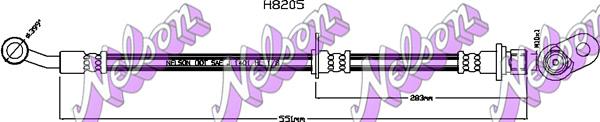 Kawe H8205 - Jarruletku inparts.fi