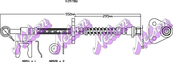 Kawe H3978Q - Jarruletku inparts.fi