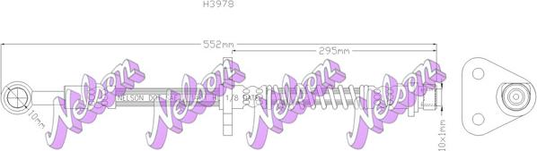 Kawe H3978 - Jarruletku inparts.fi