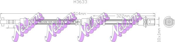 Kawe H3633 - Jarruletku inparts.fi