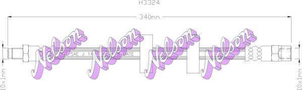 Kawe H3324 - Jarruletku inparts.fi