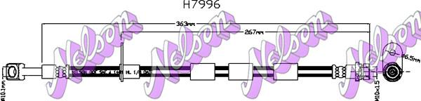 Kawe H7996 - Jarruletku inparts.fi