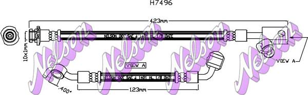 Kawe H7496 - Jarruletku inparts.fi