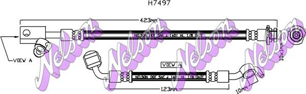 Kawe H7497 - Jarruletku inparts.fi