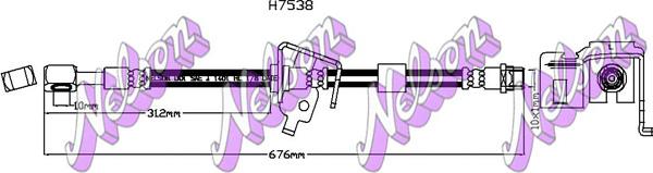 Kawe H7538 - Jarruletku inparts.fi