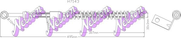 Kawe H7143 - Jarruletku inparts.fi