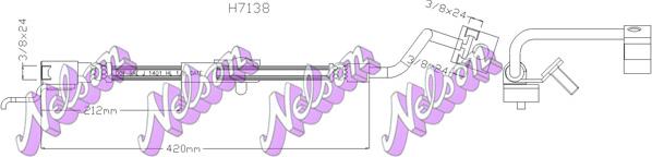 Kawe H7138 - Jarruletku inparts.fi