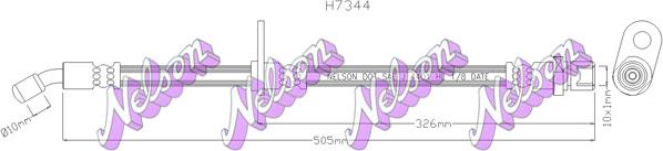 Kawe H7344 - Jarruletku inparts.fi