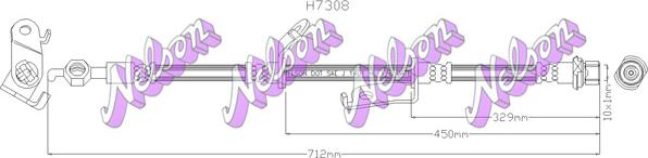 Kawe H7308 - Jarruletku inparts.fi