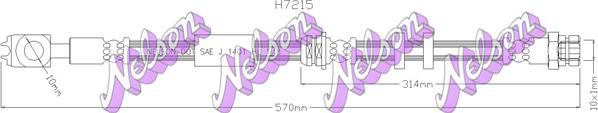 Kawe H7215 - Jarruletku inparts.fi