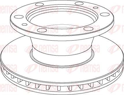 DT Spare Parts 2066 304 001 - Jarrulevy inparts.fi