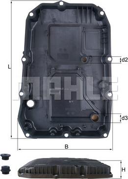 KNECHT HX 196 KIT - Öljypohja, automaattivaihteisto inparts.fi