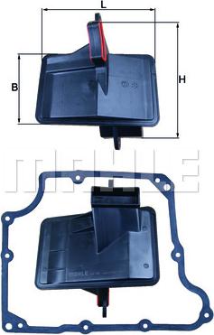 KNECHT HX 166D - Hydrauliikkasuodatin, automaattivaihteisto inparts.fi